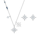 Swarovski Damen Schmuckset Symbolic Star Rhodiniert 5517182