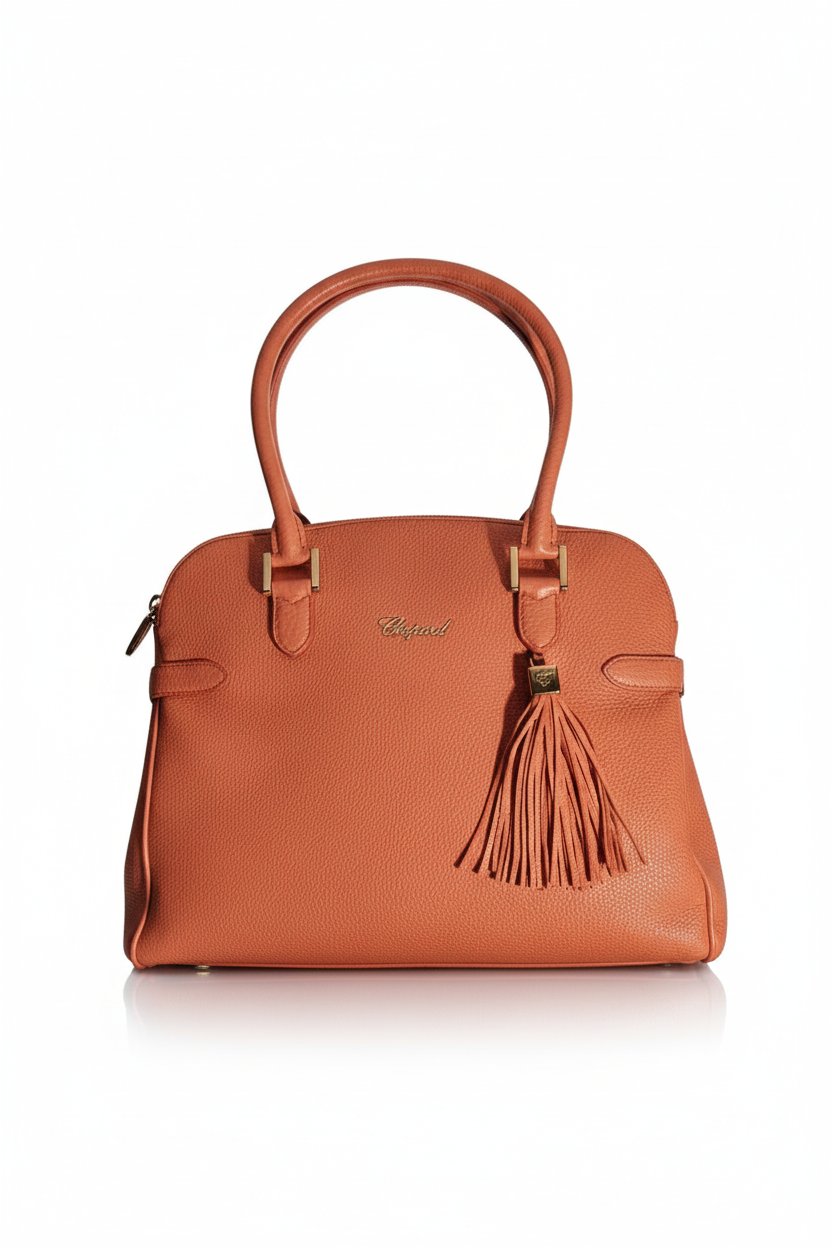 Chopard Handtasche Damen Leder Orange
