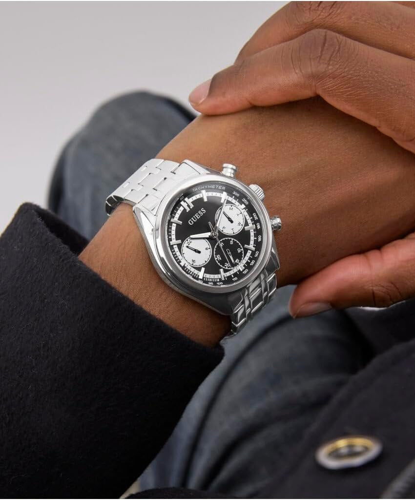 Guess Multifunktionsuhr Herren Dawson Silber GW0971G1