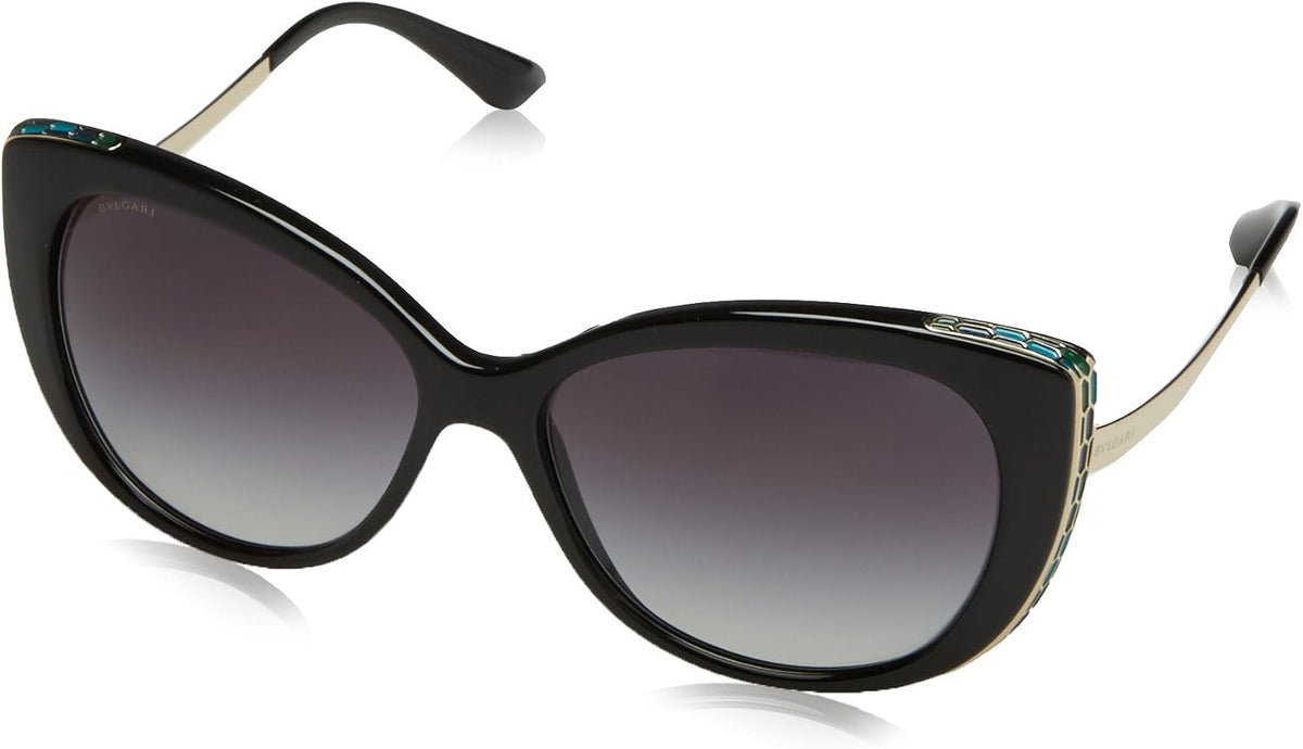 Bulgari Damen 0BV8178 901/8G 57 Sonnenbrille, Schwarz (Black/Gradient)