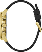 Guess Armbanduhr Herren Walker Multifunktion Gold Schwarz GW0913G2