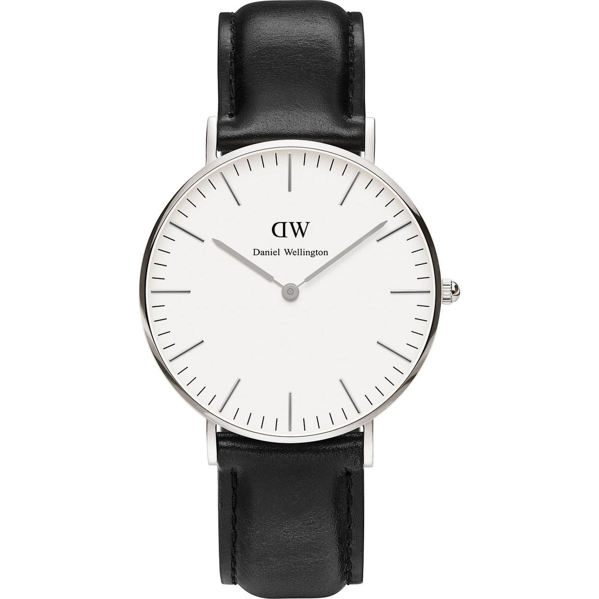 Daniel Wellington Analoguhr Damen Classic Sheffield Silberfarben Weiß DW00100053