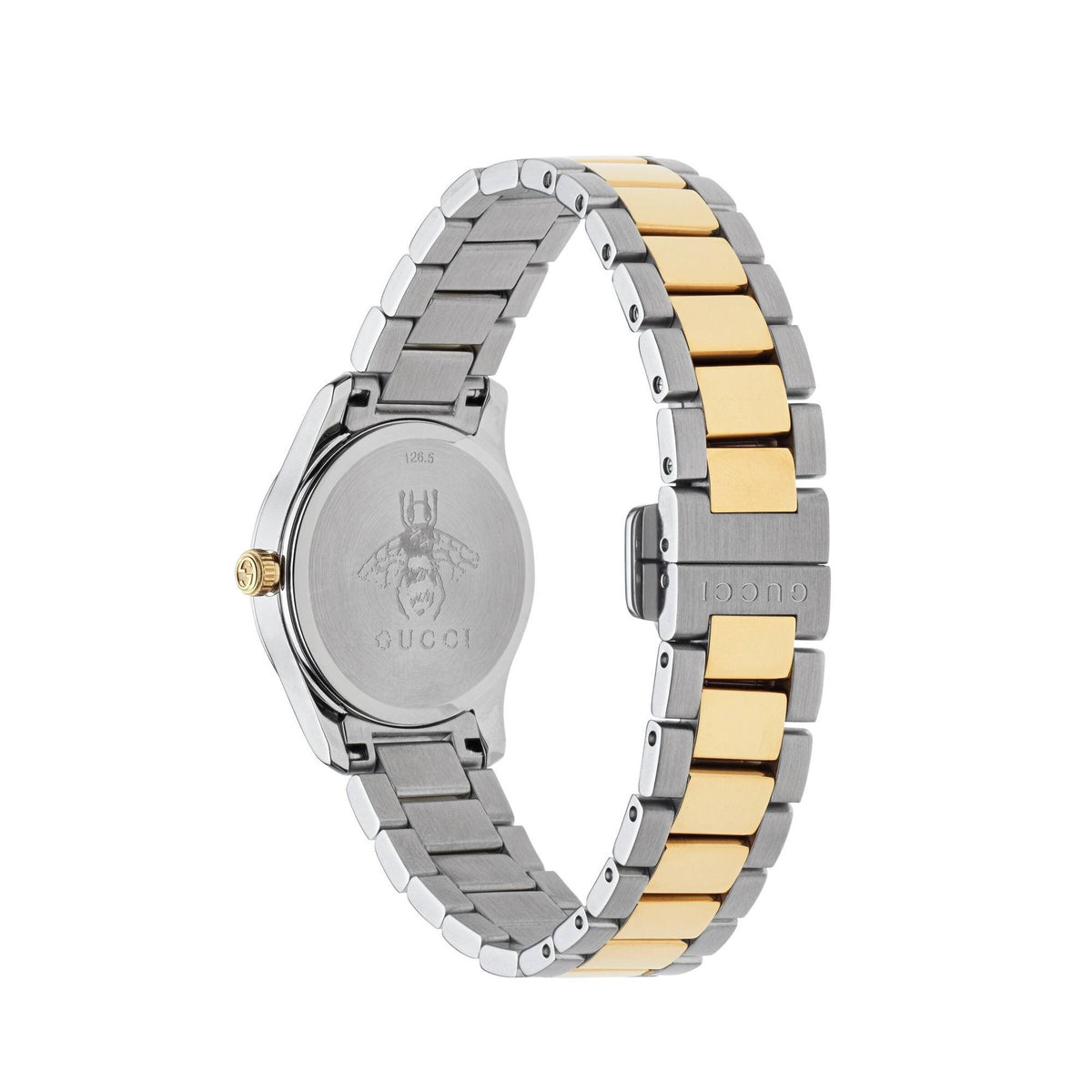 Gucci Uhr Unisex G Timeless Silber Gold 530243-I8600-8486