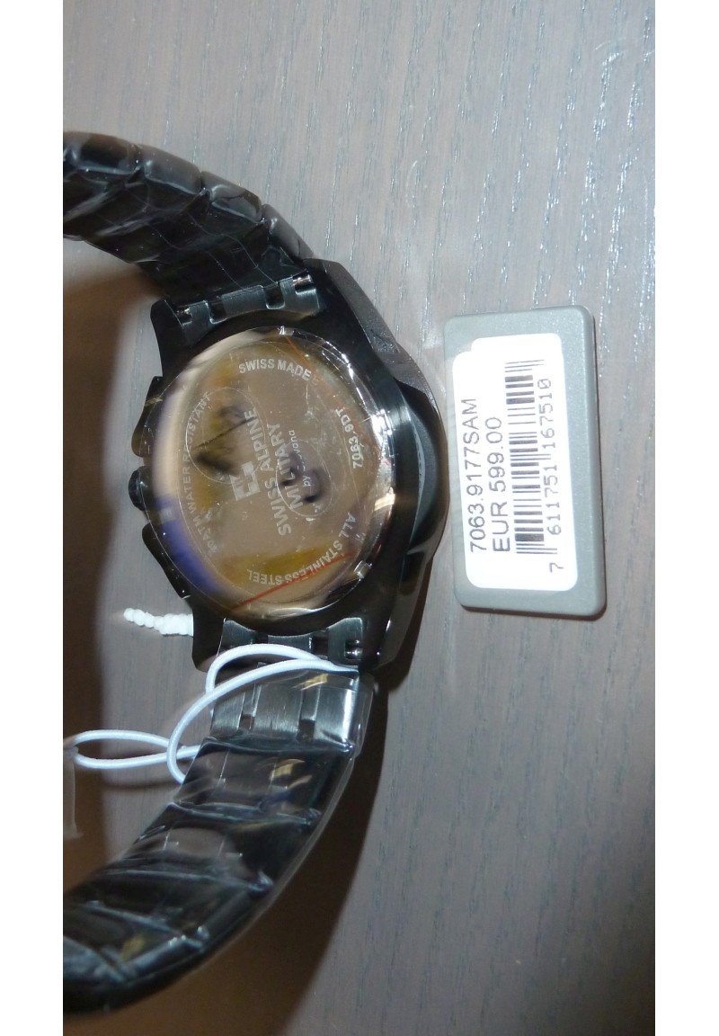 Swiss Alpine Military Herren Armbanduhr Chrono 45mm 10ATM 7063.9177