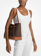 Michael Kors Reed Large Signature Logo Tote Damen Braun 35F4G6RT3B-BROWN-OS