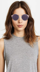 FENDI Damen FF 0341/S U1 Sonnenbrille, Gold Blau/Blau, One Size