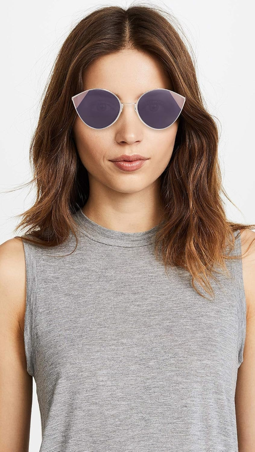 FENDI Damen FF 0341/S U1 Sonnenbrille, Gold Blau/Blau, One Size