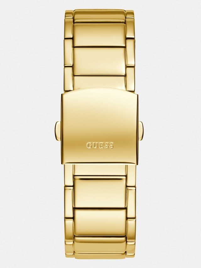 Guess Herren Armbanduhr Phoenix 43 mm Minimalistischer Stil Armband Edelstahl GW0387G1