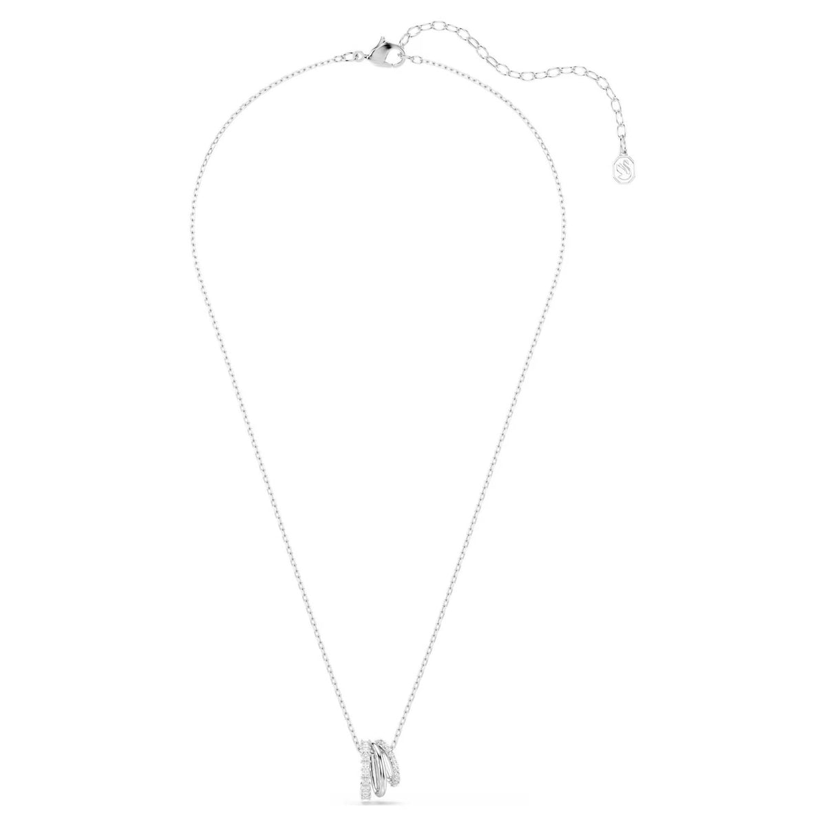 Swarovski Halskette Damen Hyperbola Weiß 5737064