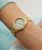 Guess Armbanduhr Damen Mini Luna Analog Gold GW0841L5