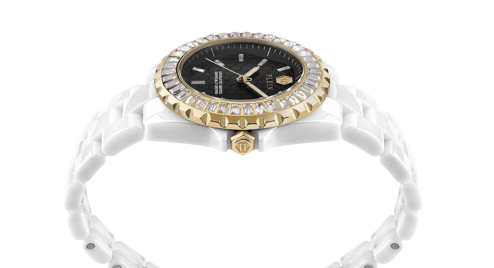 Philipp Plein Uhr Damen Heaven Weiss Keramik PWPPA0224
