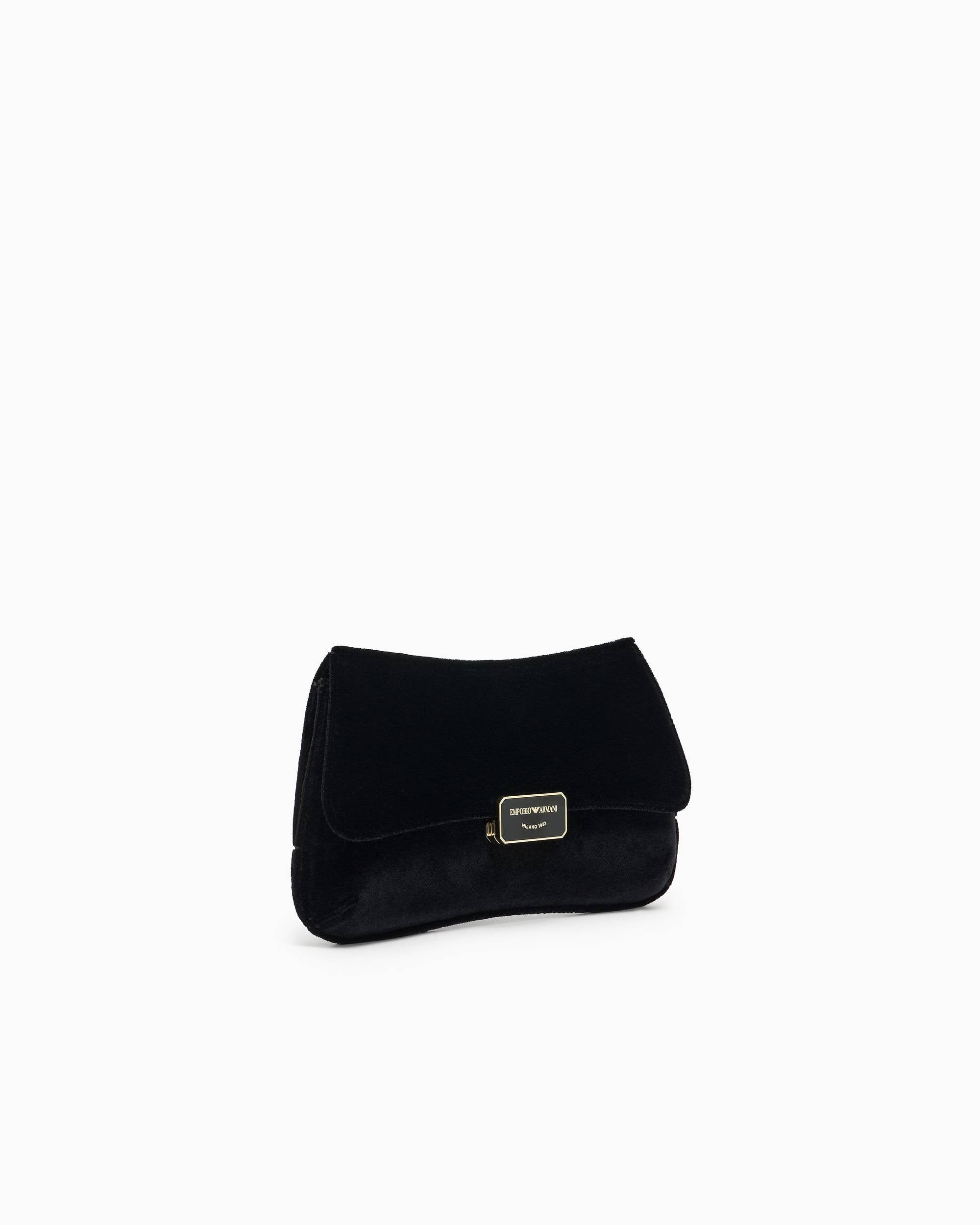 Emporio Armani Handtasche Damen Black Velvet EW001777 AF17289 UC001