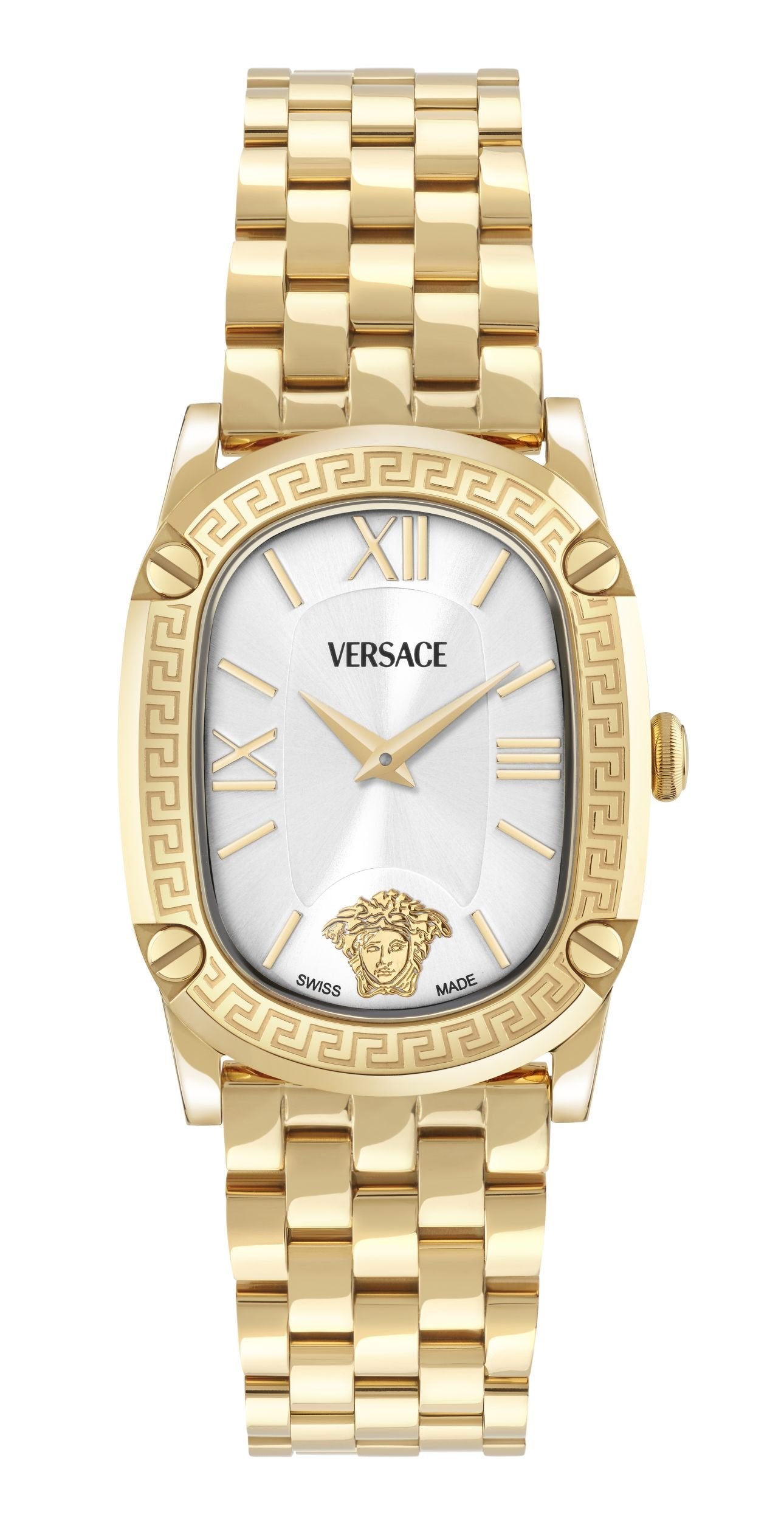 Versace Armbanduhr Damen Greca Couture Weiss VE1B01525