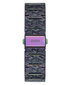 Guess Damen Armbanduhr Misfit, schwarz, pink 38 mm GW0597L2