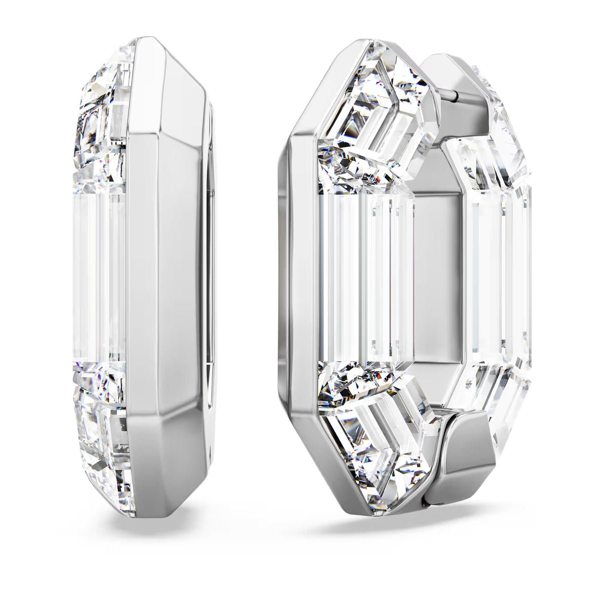 Swarovski Ohrringe Damen Lucent Hoop Small weiß 5696289