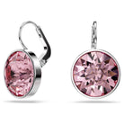 Swarovski Ohrringe Damen Bella Drop Rosa Silber Rhodiniert 5724290