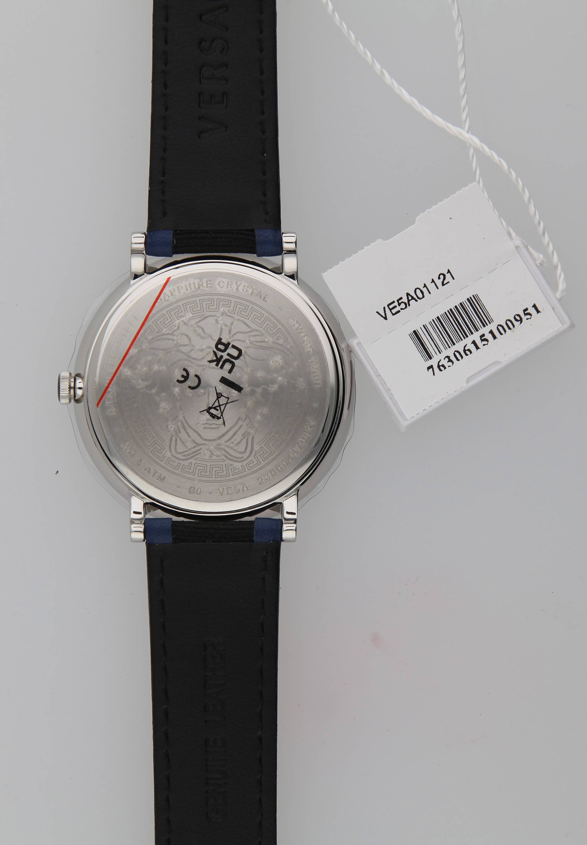Versace Uhr Herren V‑CIRCLE blau VE5A01121