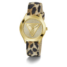 Guess Damen Armbanduhr GLITZ PLAQUE gold GW0745L2