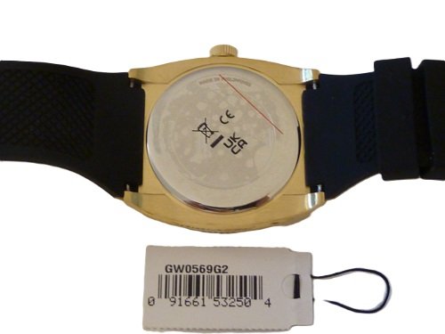Guess Herren Armbanduhr Prodigy Silicon schwarz 43mm GW0569G2