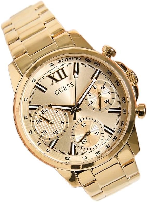 Guess Analoguhr Damen Multifunktion Goldfarben GW0933L2
