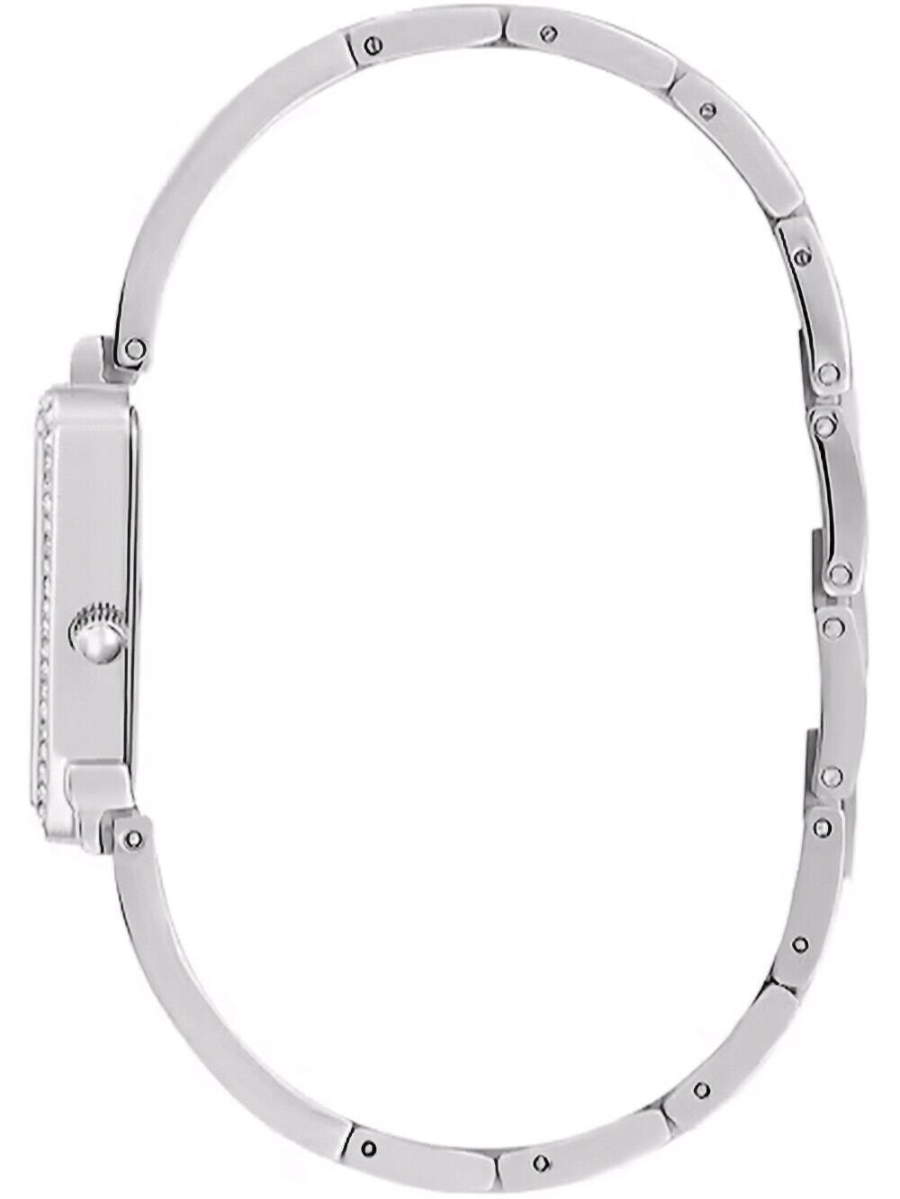 Guess Damen Armbanduhr Fame Triangle silber 34 mm GW0644L1
