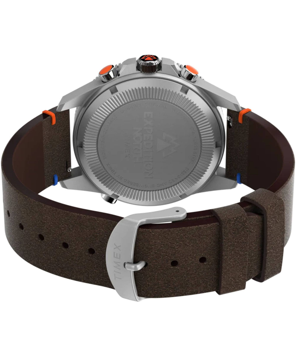 Timex Uhr Herren Expedition Tide-Temp-Compass Silber/Braun TW2V64400QY