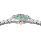 Versace Herrenuhr V-Code Hellblau Edelstahl 42 mm VE6A00825