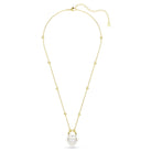 Swarovski Halskette Damen Idyllia Herz Weiß Goldfarben 5744127