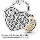 Pandora Damen-Bead Charms 925 Sterlingsilber 791807CZ