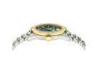 Versace Armbanduhr Herren V Dome Bicolor Silber Gold VE8E00524
