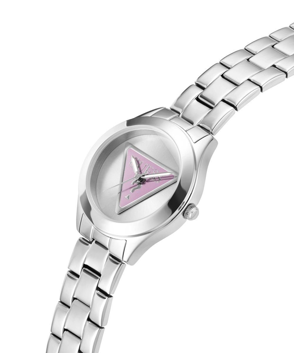 Guess Damen  Armbanduhr  TRI PLAQUE silber 34 mm GW0675L1