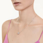 Swarovski Halskette Damen Hyperbola Weiß 5737064