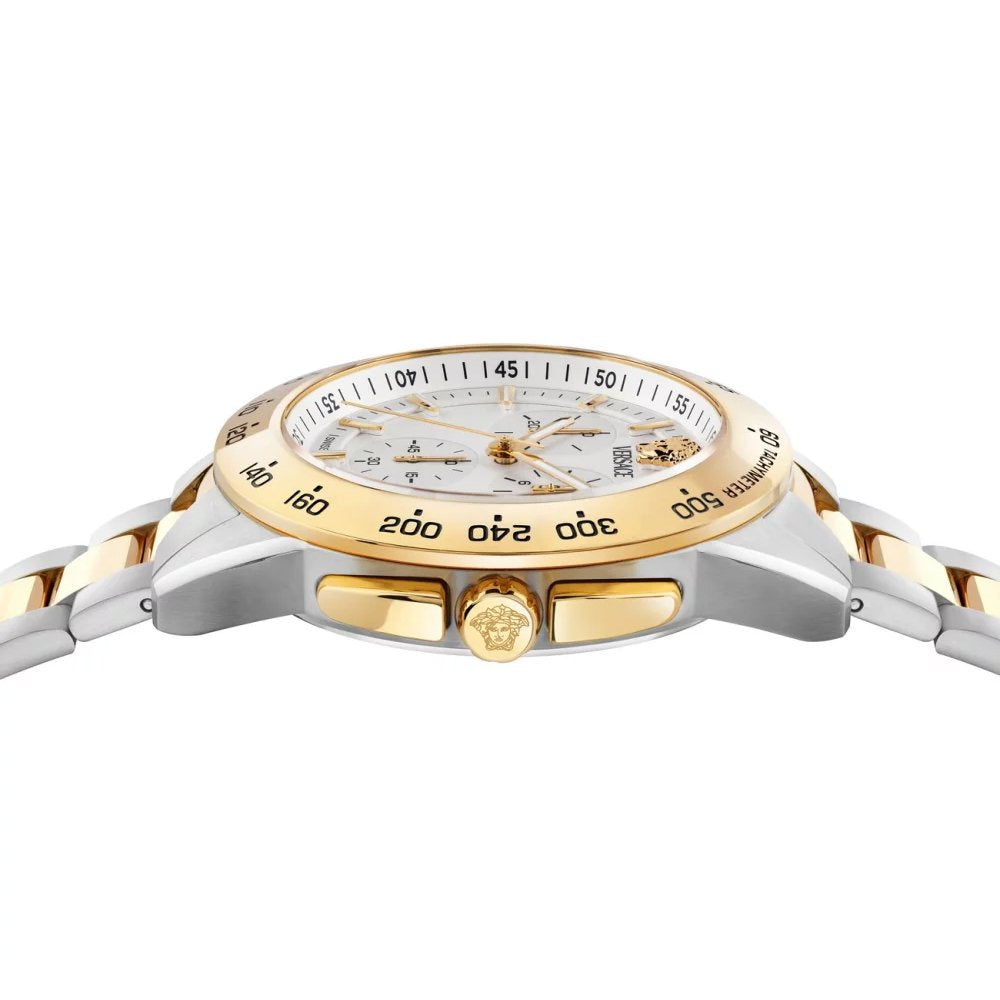 Versace Uhr Herren V‑Sport Chrono Silber/Gold  VEKIA0525