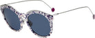 Christian Dior Damen Diorblossom Ku Sonnenbrille, Mehrfarbig (Pttrvlt), 52