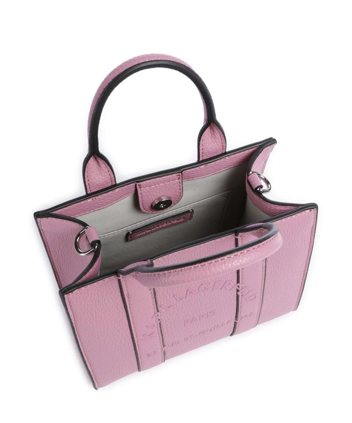 Karl Lagerfeld Handtasche Damen K Rue St Guillaume Mini Cyclamen Rosa A4W30266 2BE