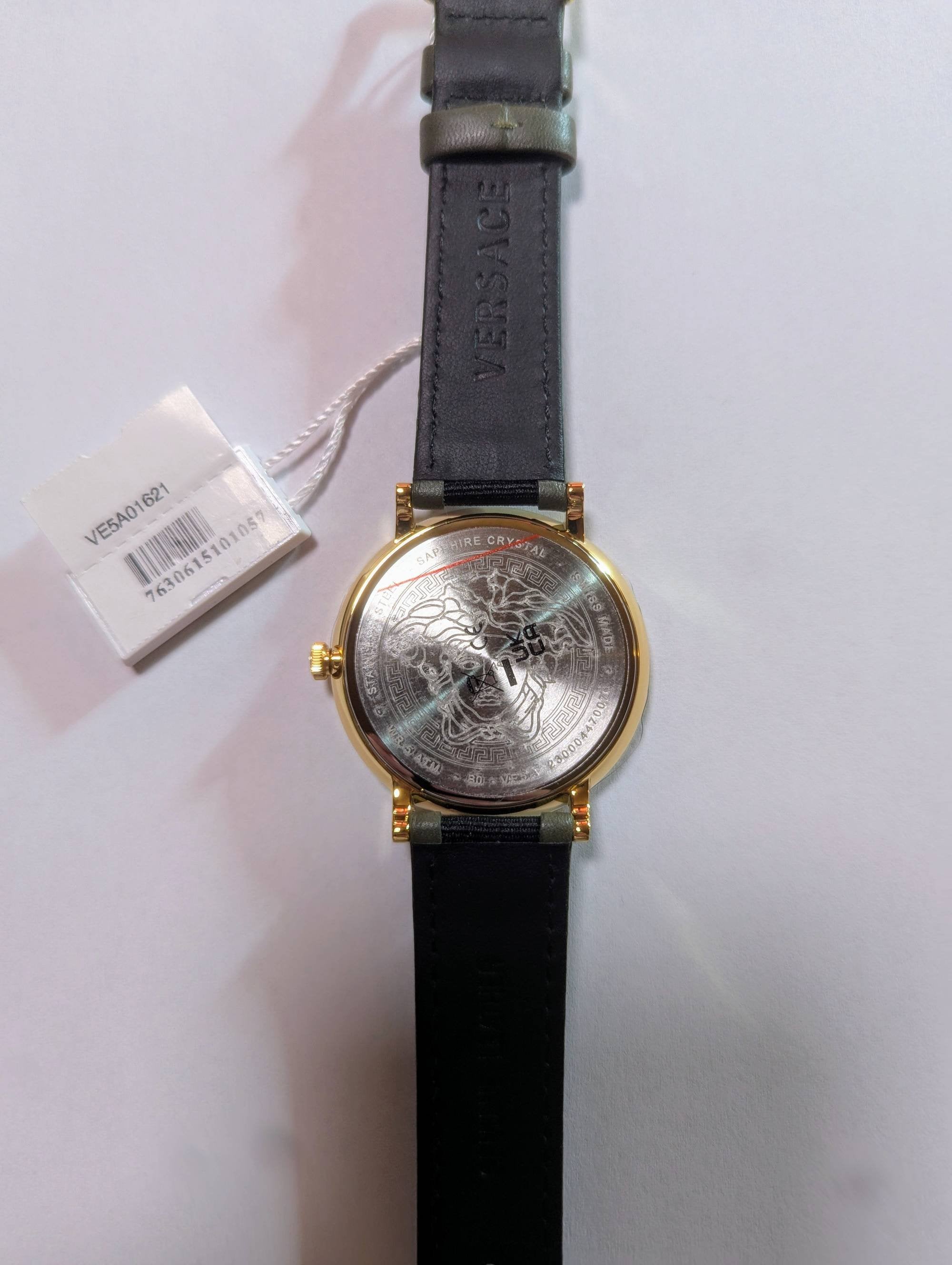 Versace Herrenuhr V‑Circle Unisex VE5A01621 Grün