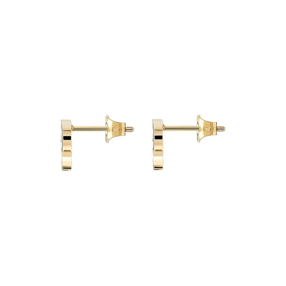 Philipp Plein Damen Ohrringe PP ELEMENTS Goldfarben, Weiß PJ4EA03EU