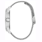 Guess Herren Armbanduhr Crescent silber, schwarz 44 mm GW0629G1