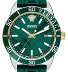 Versace Herren Armbanduhr Greca Urban Grün VEYCA0124