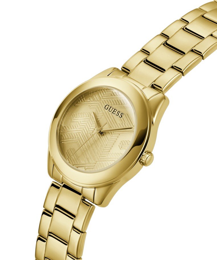 Guess Damen Armbanduhr Cubed  gold 40 mm GW0606L2