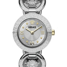 Versace Damen Armbanduhr Greca Jewel Silber/Gold VEWCA0124