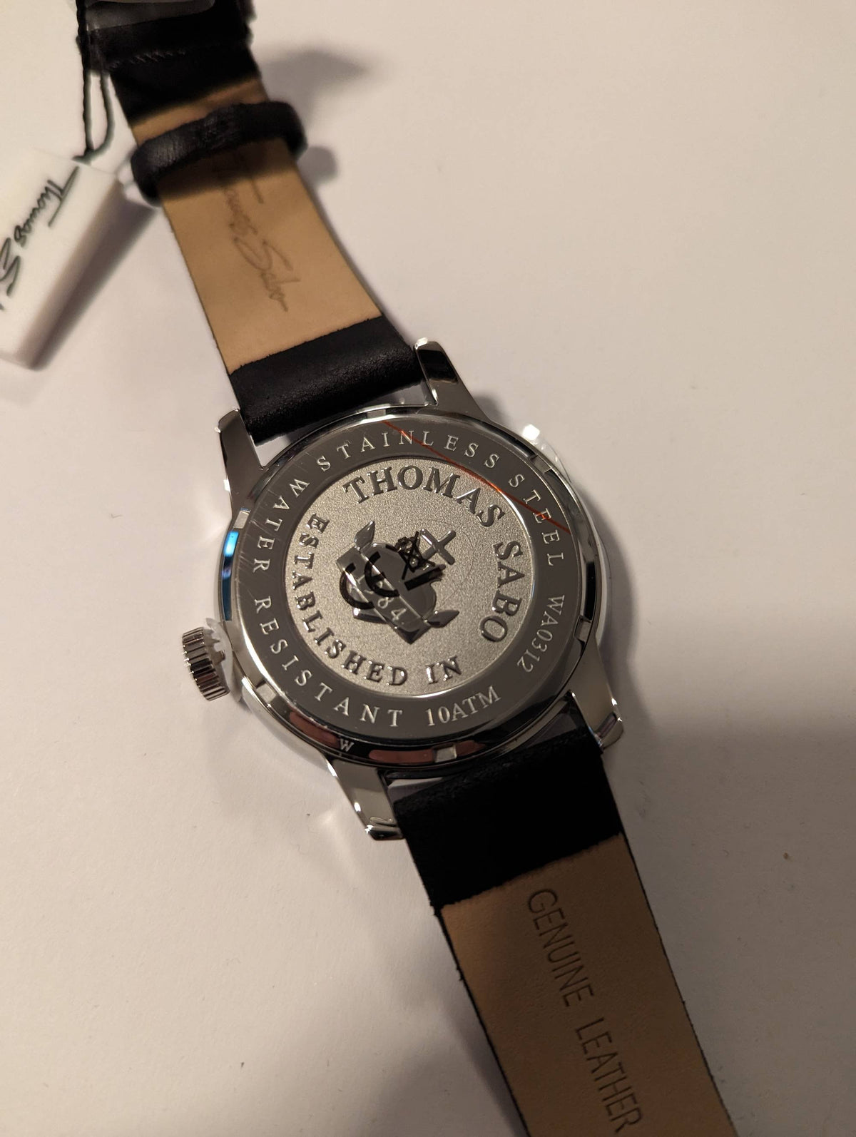 Thomas Sabo Herren Armbanduhr Rebel at heart 46 mm Armband Leder WA0312-203-203-46 MM