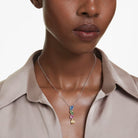Swarovski Halskette Damen Gema Y Pendant multicolor rhodiniert 5692421