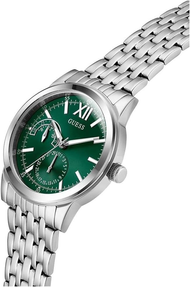 Guess Armbanduhr Herren Emerson Multifunction Silber GW0976G5