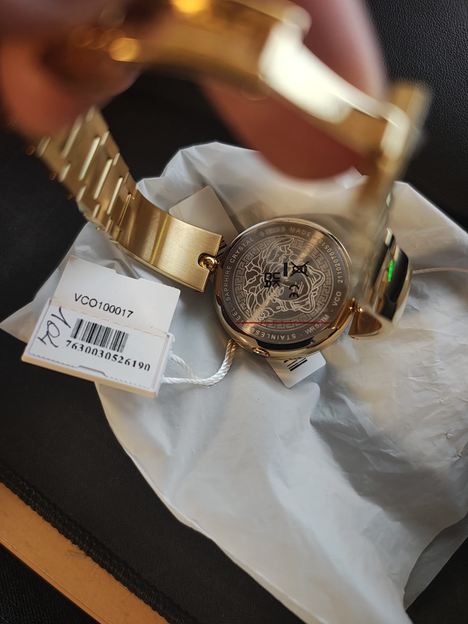 Versace Damenuhr Palazzo Empire Rose Gold Edelstahl 39mm VCO110017