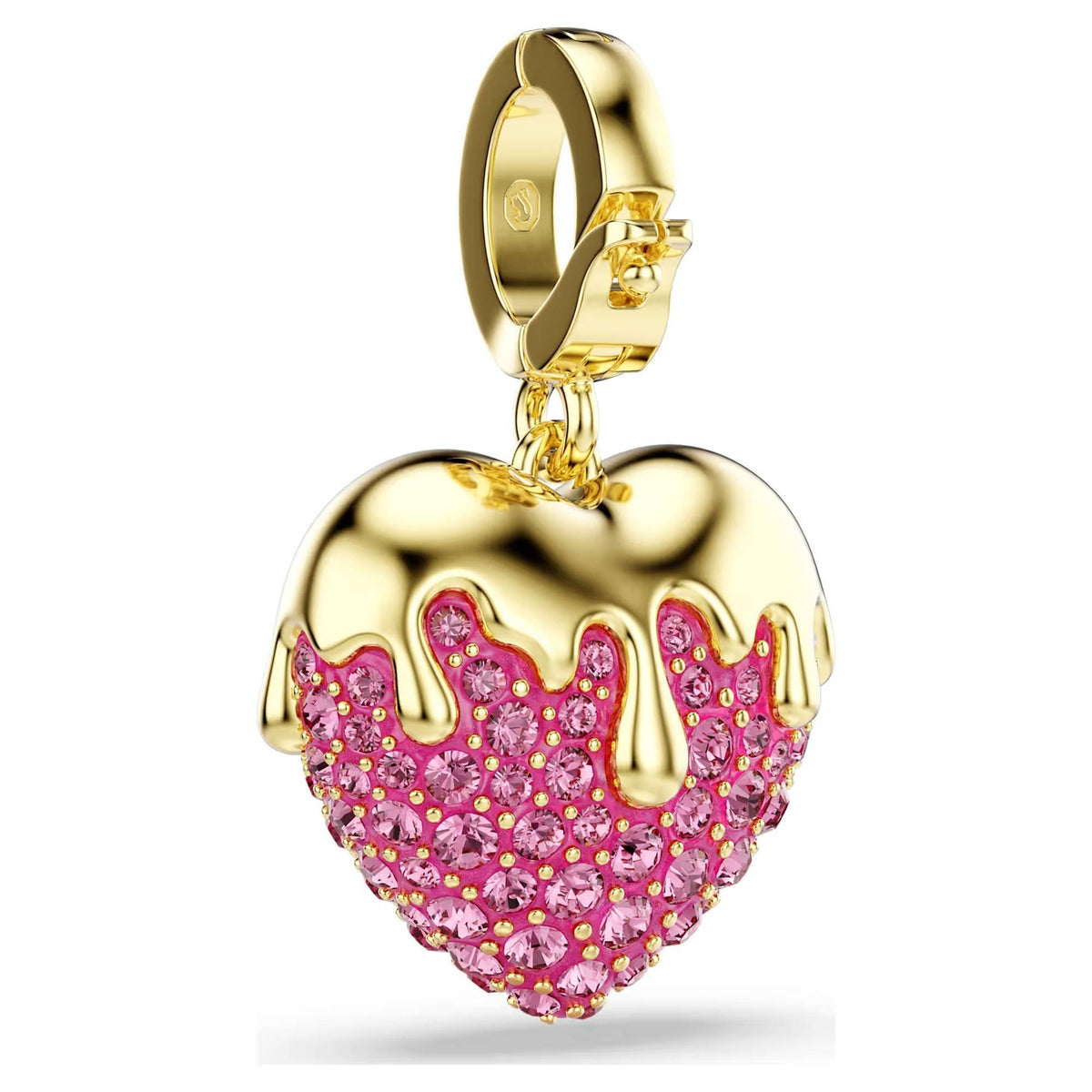 Swarovski Charm Damen Idyllia Herz Rosa Gold 5742953
