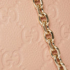 Gucci Schultertasche Damen GG Emblem Super Mini Bag 815278-AAEEM-6802