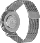 Ice-Watch Unisex Uhr Armbanduhr Ice City Milanaise Silver Shiny Medium 012700