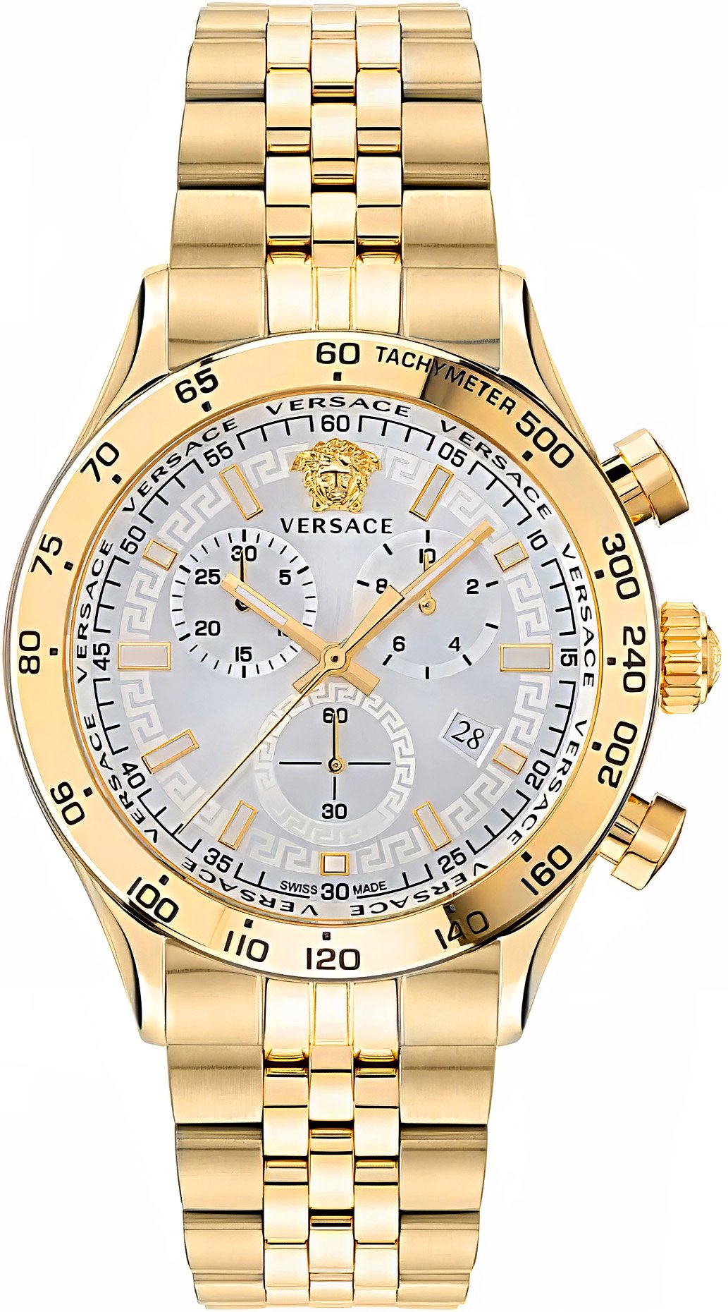 Versace Herren Chronograph Hellenyium VE2U01124