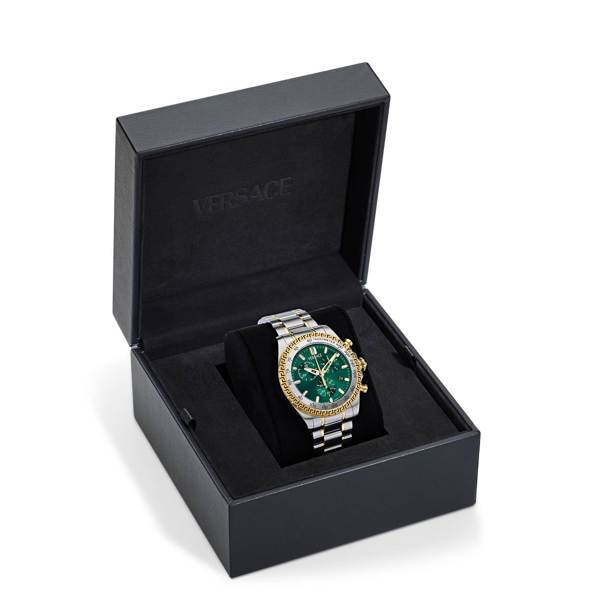 Versace Armbanduhr Herren Chrono X Bicolor Grün VE9K01024
